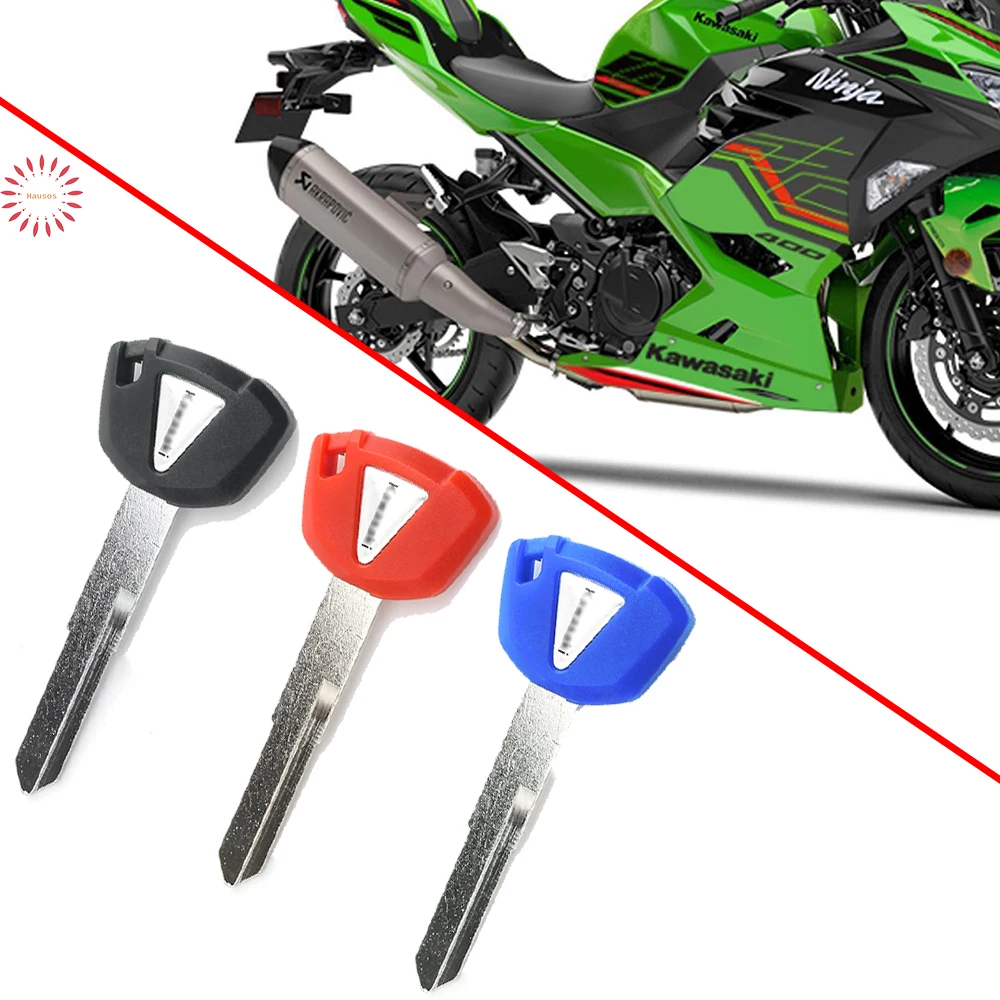 

Motorcycle Blank Keys For Kawasaki ZX6R ZX9R ZX10R ZX12R ZX14R ZZR1400 ZRX1200 Ninja ER6N ER6F ER6R KLE650 Chip Key Uncut Blade