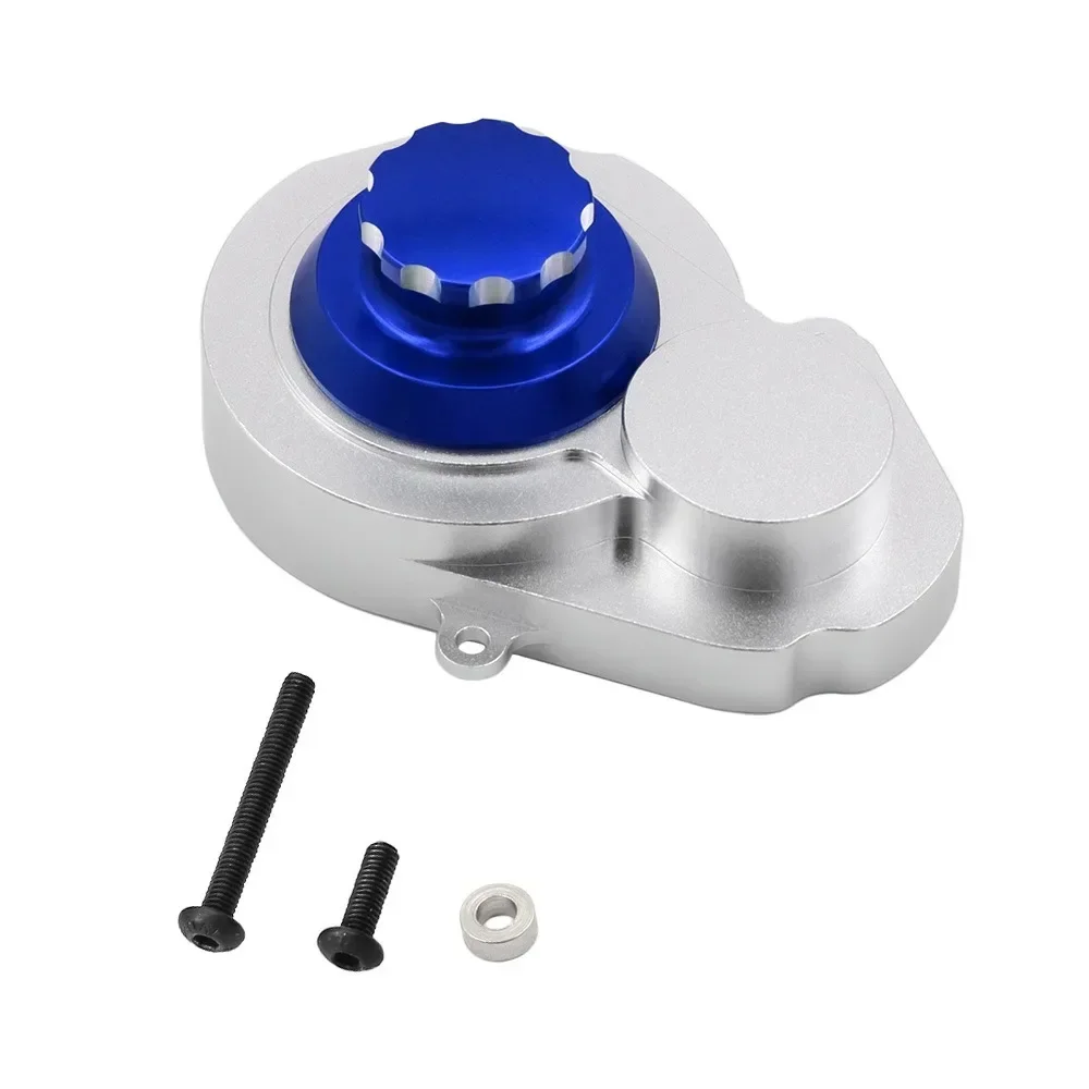 

CNC Aluminum Metal Transmission Gear Cover Gearbox Shell for 1/10 Trxs Slash Rustler Stampede Bandit 2WD RC Car Upgrade Parts