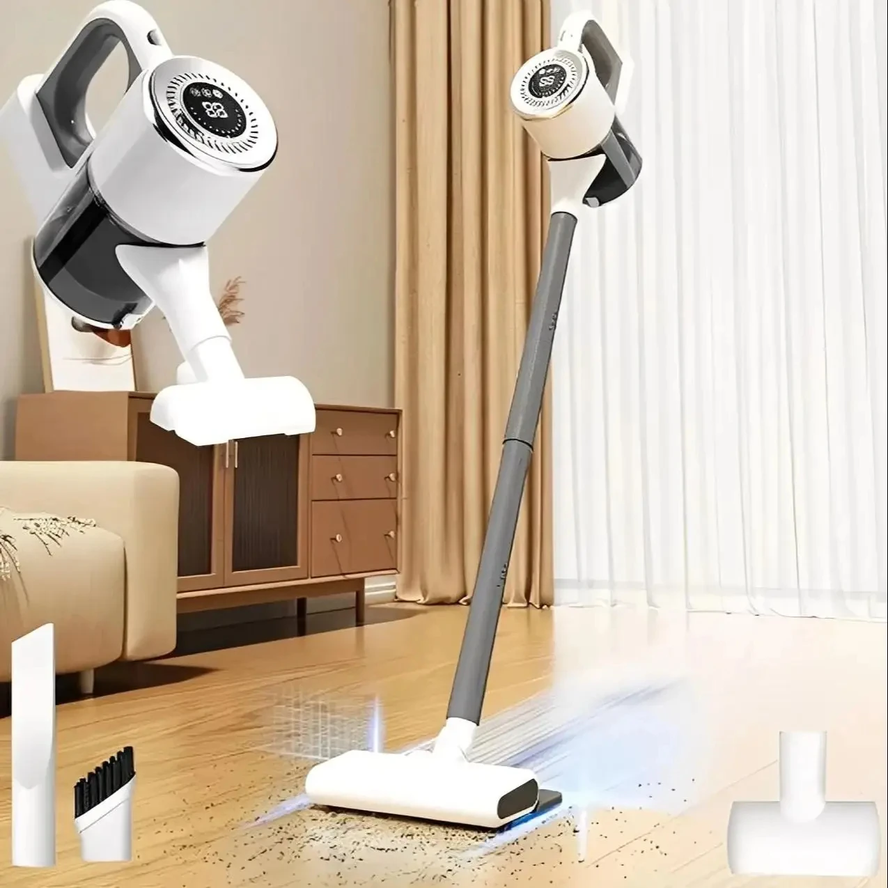 

2-in-1 Powerful Wireless Washing Household Cleaning Tools Mops