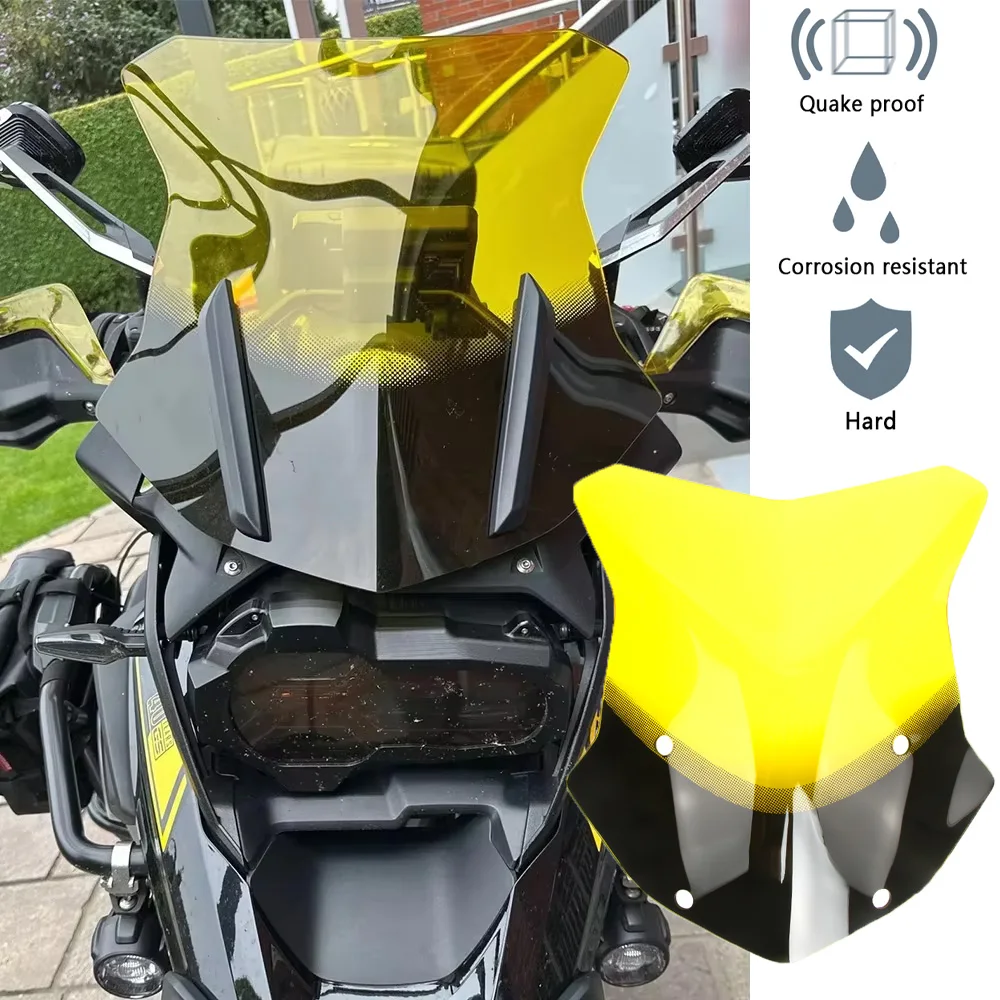 Motorcycle Accessories Windshield Windscreen Windproof Wind Screen Deflector 480MM For BMW R1200GS R1250GS ADV R1200 1250 GS