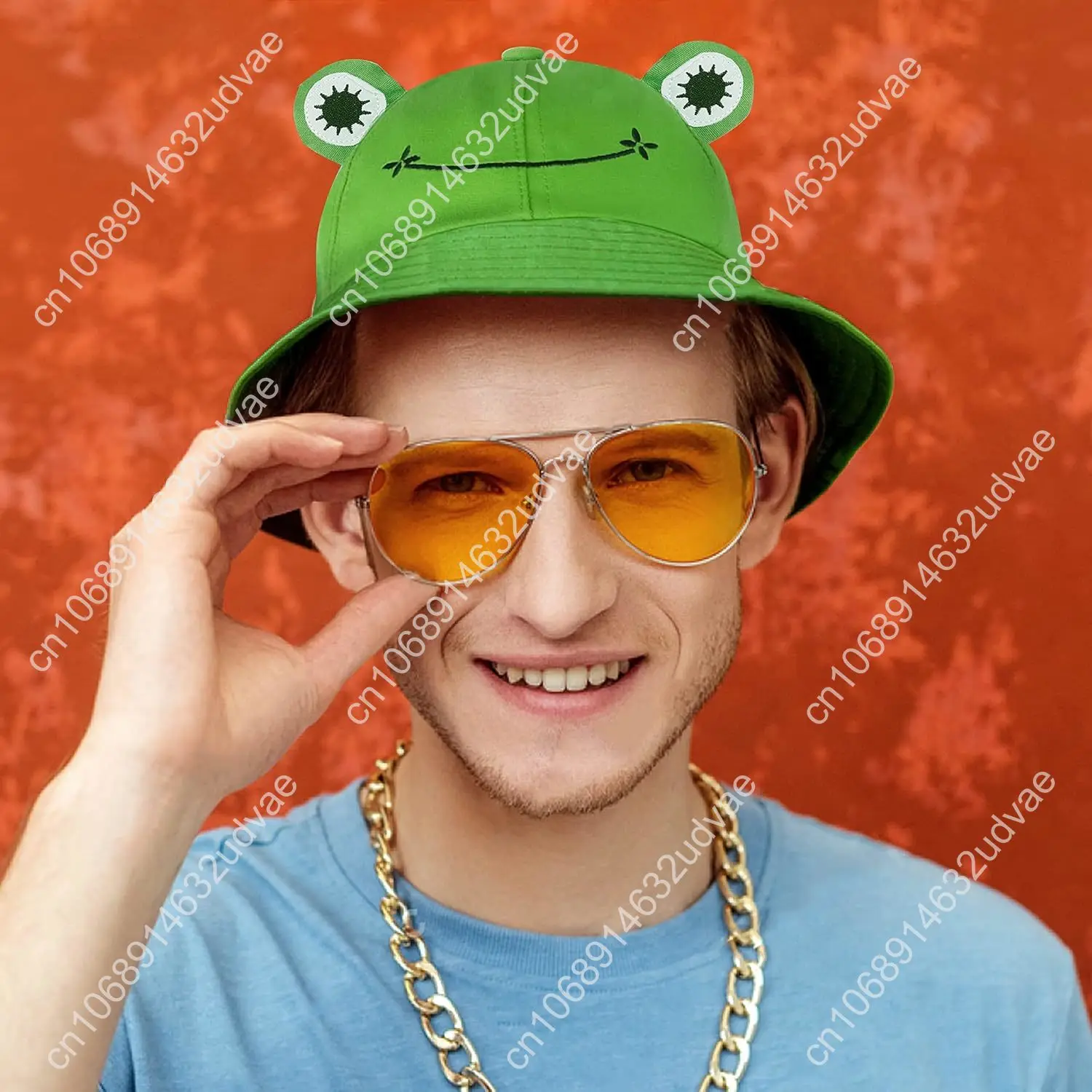Шляпа-ведро с лягушкой — хлопковая забавная рыбацкая шляпа для взрослых, подростков и мужчин