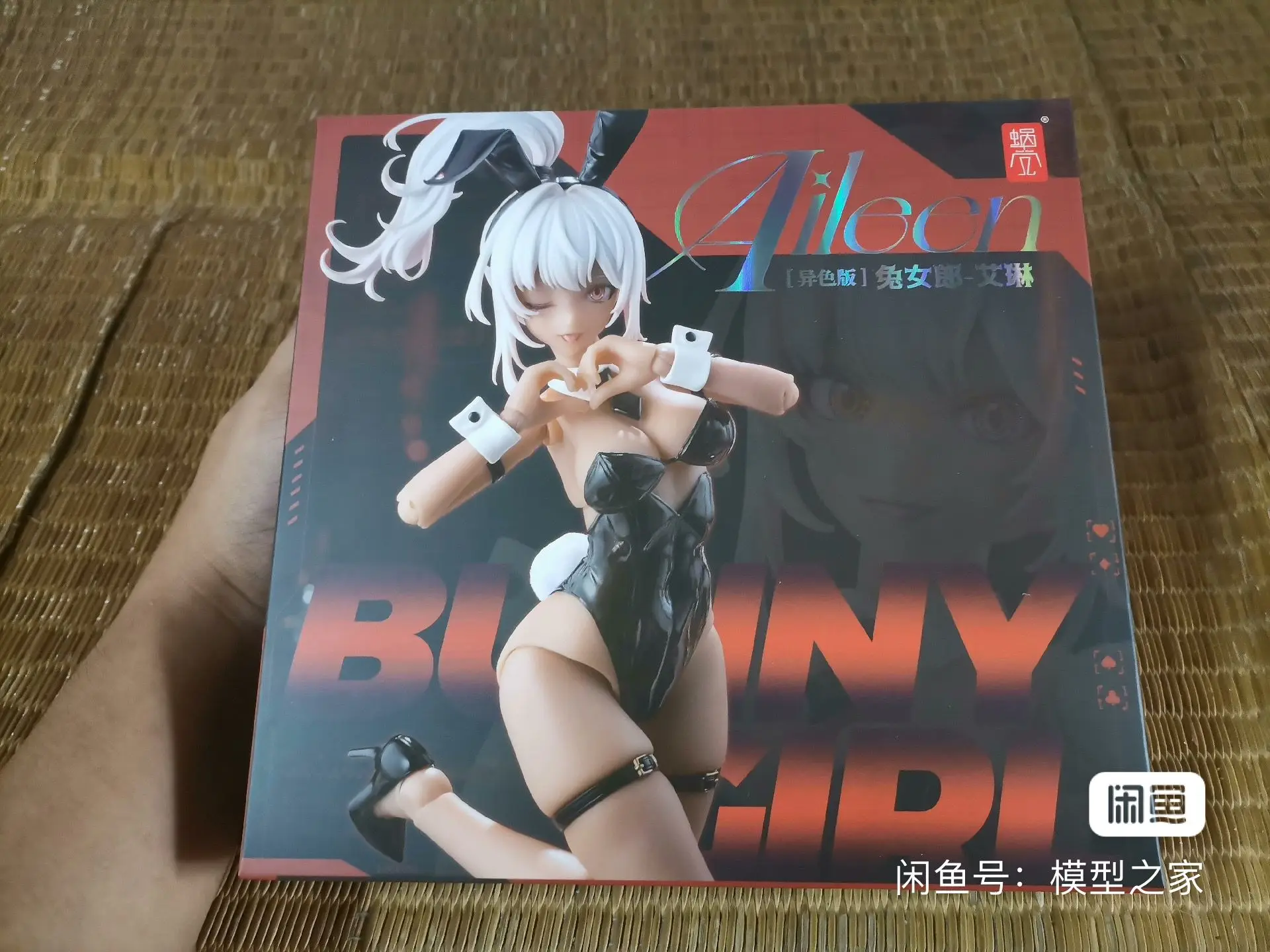 New Snail Shell Ra-01 Bunny Girl Aileen 2.0 Black Edition 1/12 Action Anime Figure Mobile Doll Garage Kit Collection Desktop