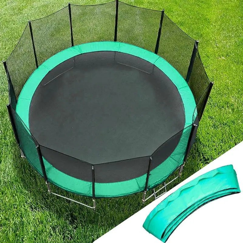 Trampoline Spring Cover 6ft Trampoline Replacement Safety Pad Waterproof Foam Padded for Shock Absorption Round Spring Pad