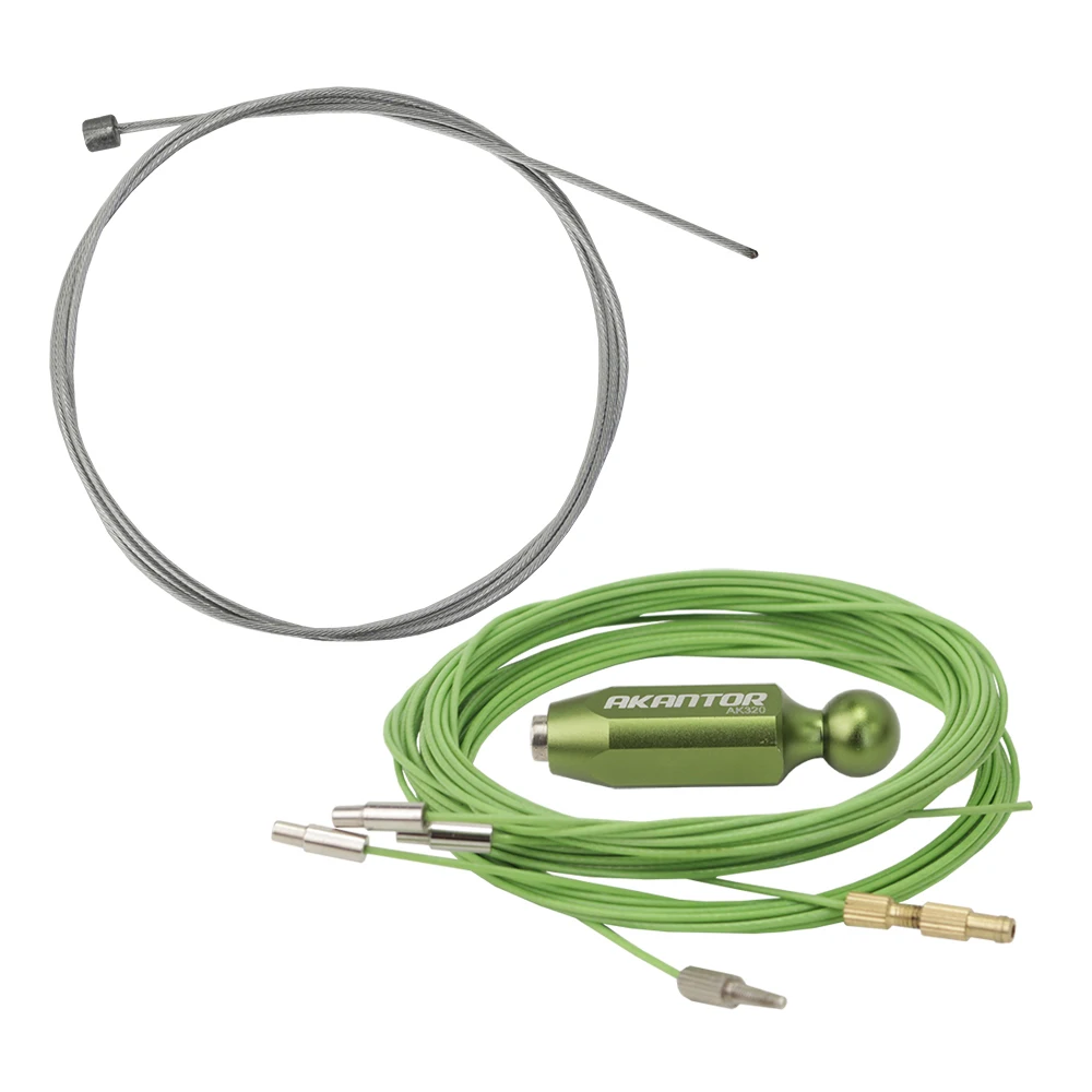 أداة توجيه الكابل الداخلي للدراجة AKANTOR AK متينة للغاية لإطار الدراجة الهوائية التحول سلك هيدروليكي كابل ناقل الحركة Ins #1