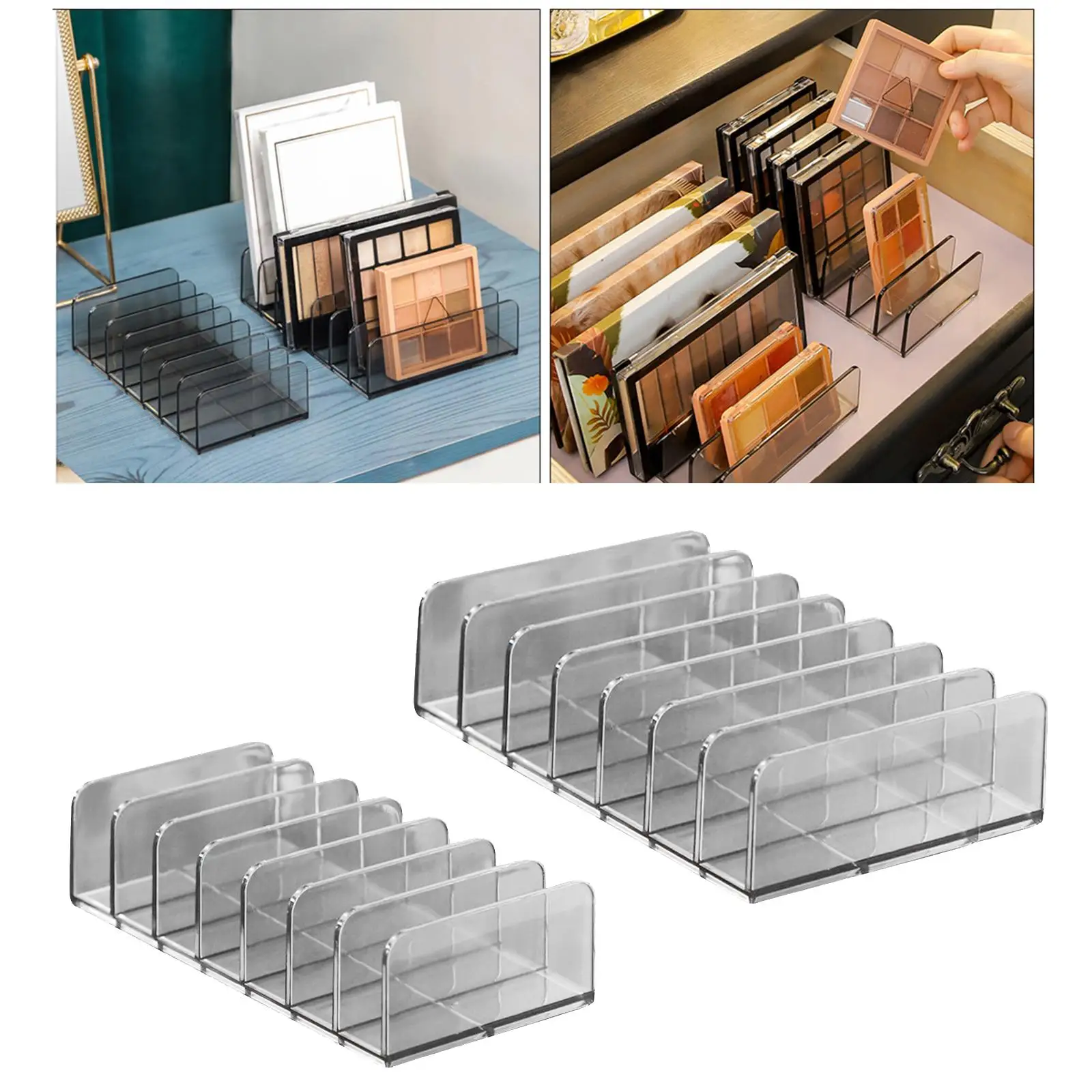

7-Grid Makeup Organizer Organize for Vanity Vertical