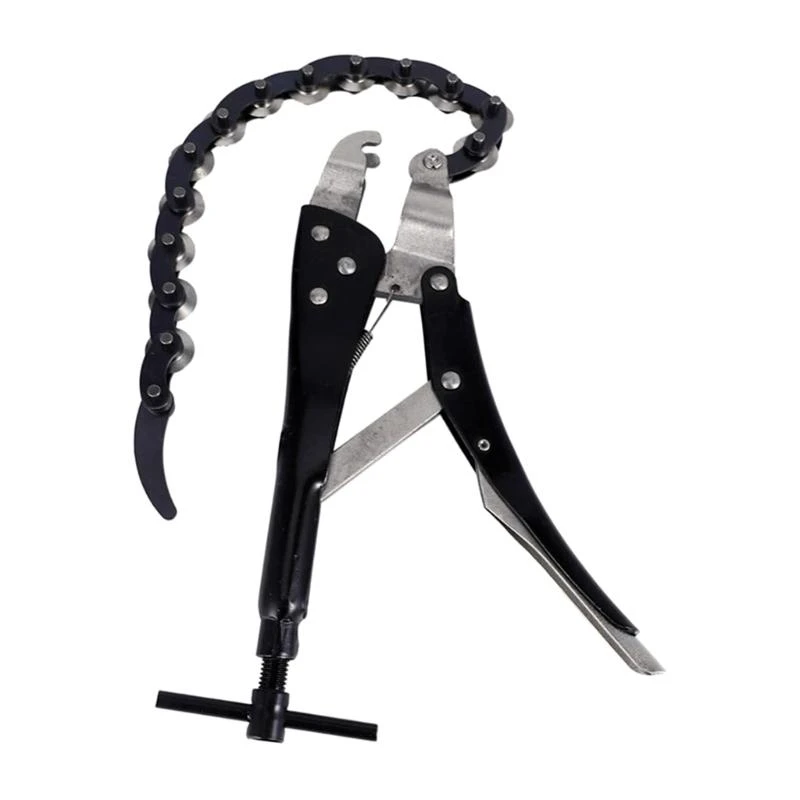 Exhaust Pipe Cutter with Non-Slip Rubber Handle & Roller Chain Cutter
