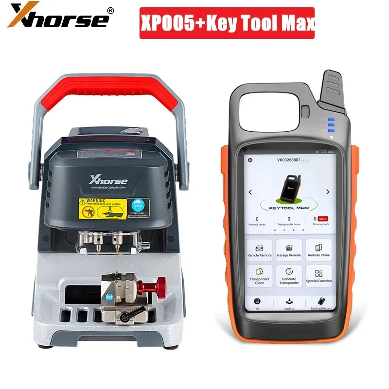 Xhorse Dolphin XP005 XP-005 Automatic Key Cutting Machine Work on IOS & Android with Built-in Battery with key tool max