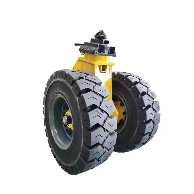 22 Inch Heavy ISO Shipping Container Rubber Caster Moving Wheels