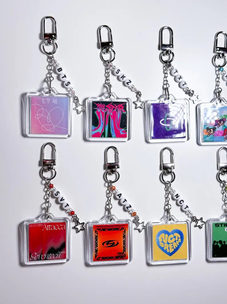 K-pop Album Cover Keychain