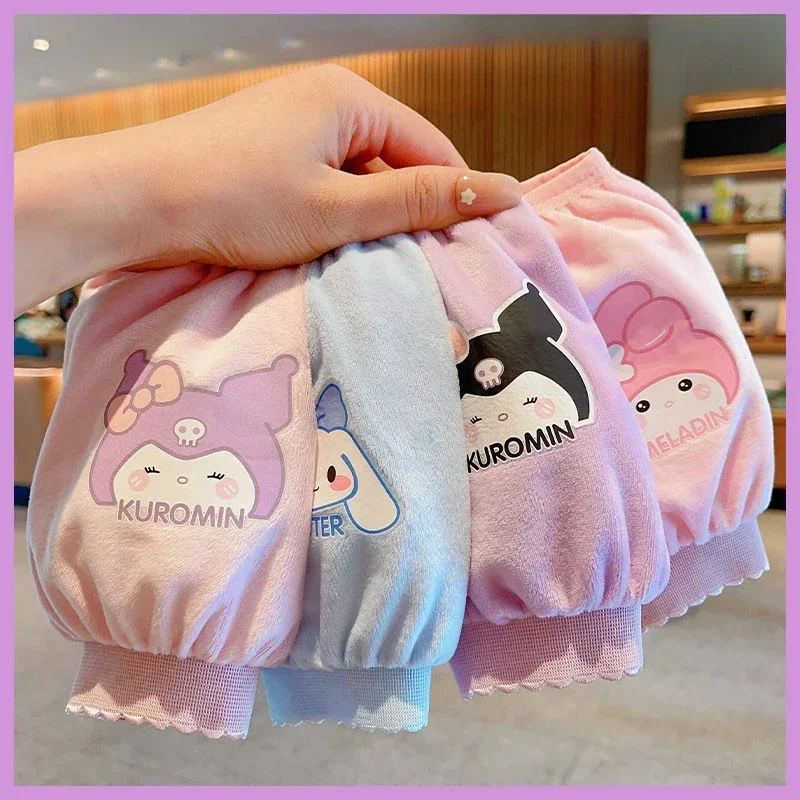 

Sanrio My Melody Sleeves Cute Cartoon Sleeves Girls Autumn and Winter Warm Girls Children Anti-foul Sleeves Kawaii Holiday Gifts