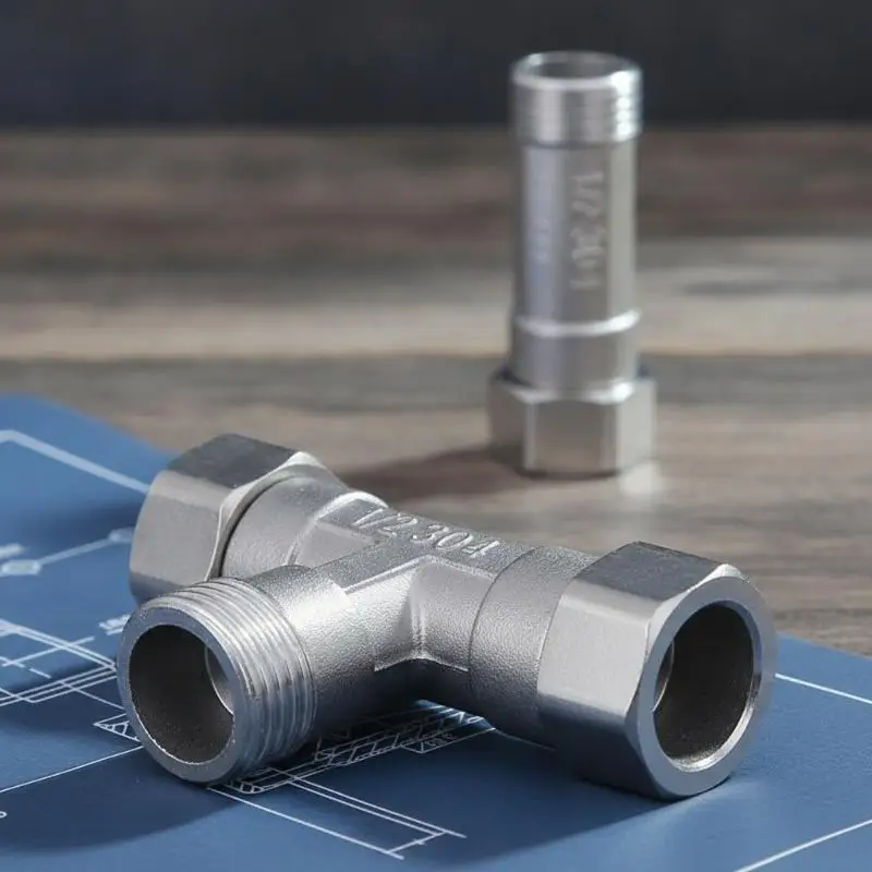 Stainless Steel T Adapter G1/ 2