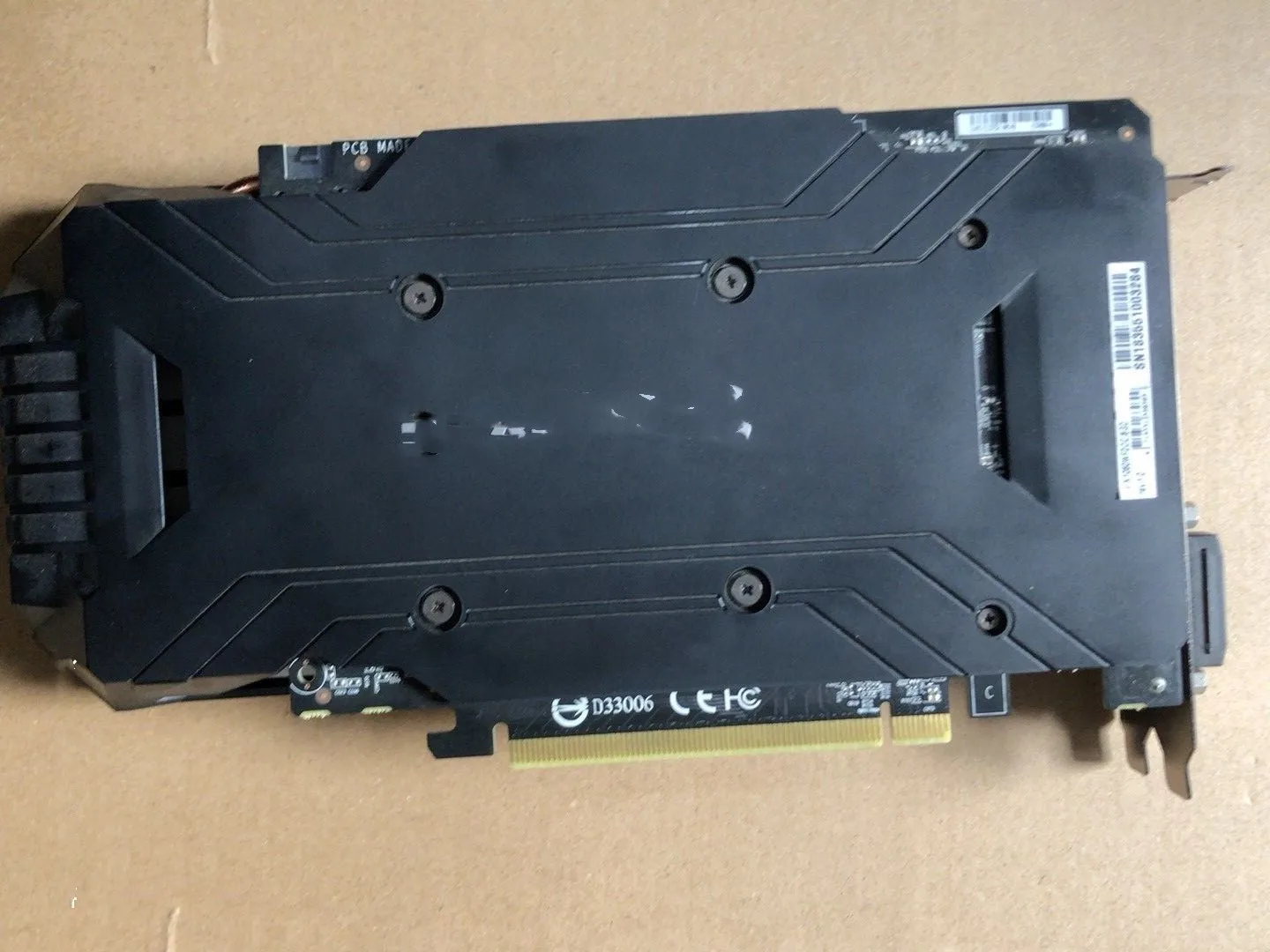 NVIDIA GeForce GTX1060-Used Placa de vídeo gráfica, WINDFORCE, 6GB, GDDR5, PCI-E, DP, DVI, HDMI