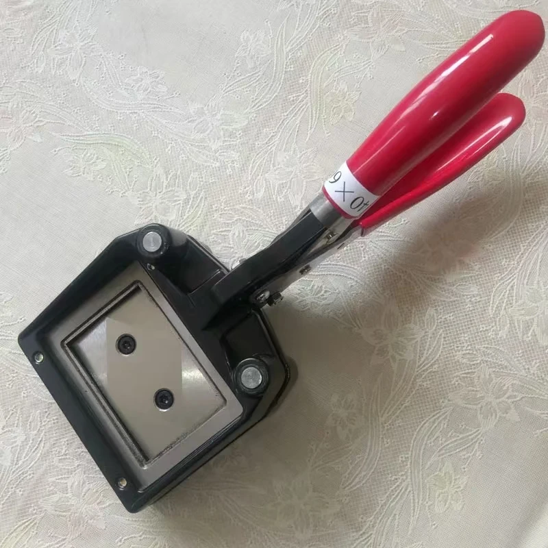 32X25/35x45/33x48/50x50mm ID Photo Punch Picture Die Cutter Handheld Photography Passport Plier Cutting Tool Photo Paper Cutter