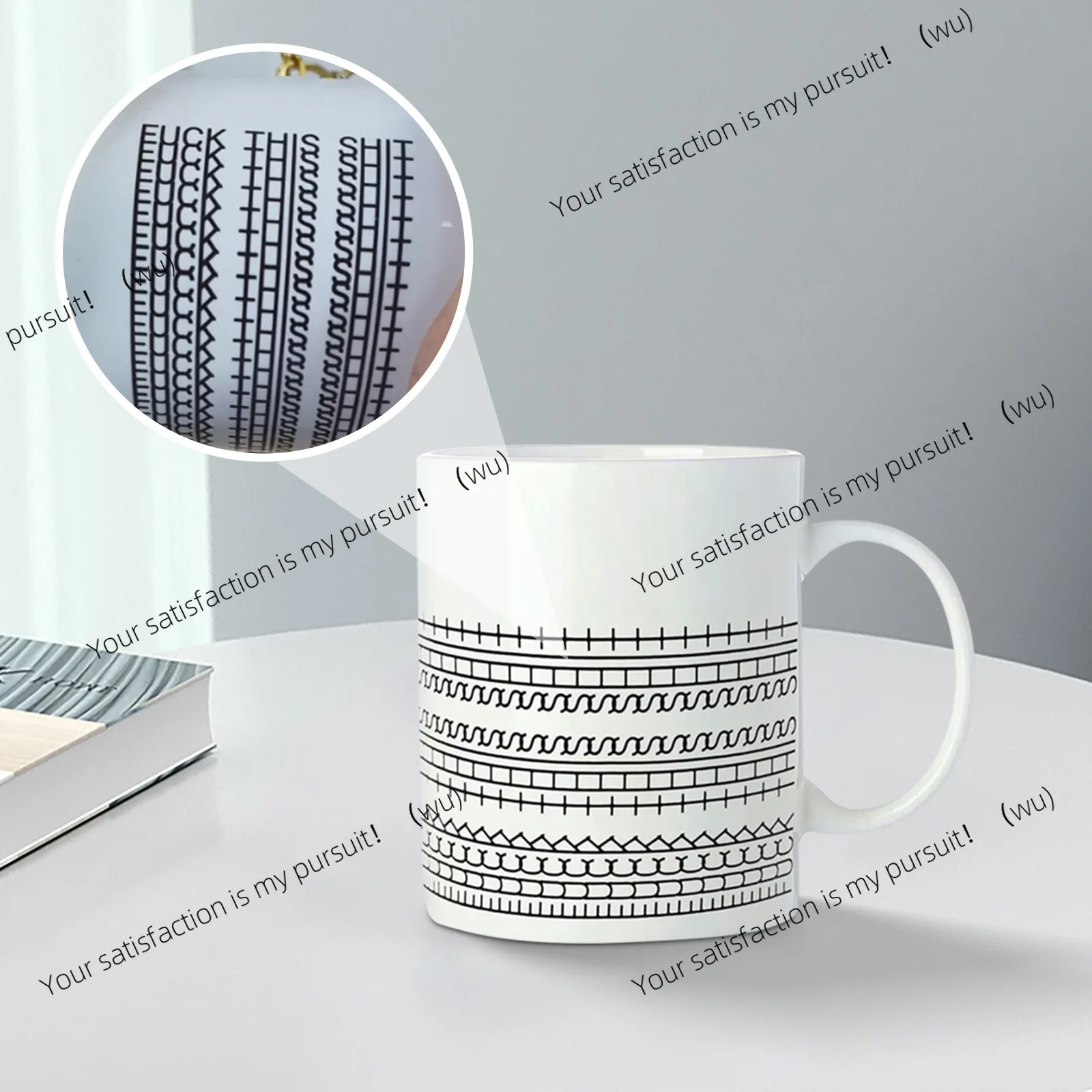 Creative New Hidden Message Coffee Ceramic Kitchen Hidden Message Coffee Cup