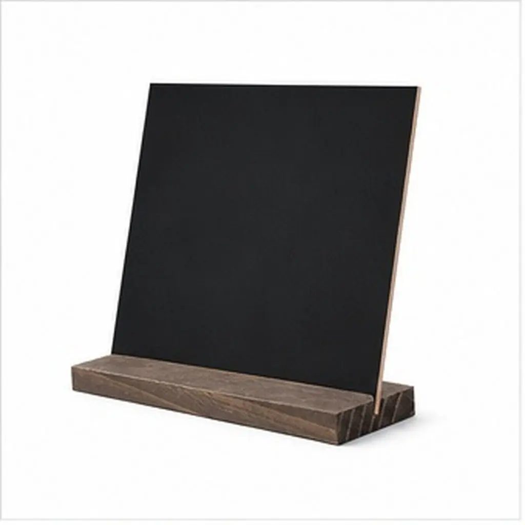 1Pcs Blackboard Creative Double-Sided Mini Writing Board Solid Base Home Bar Hotel Kitchen Garden Decoration Blackboard - view 6