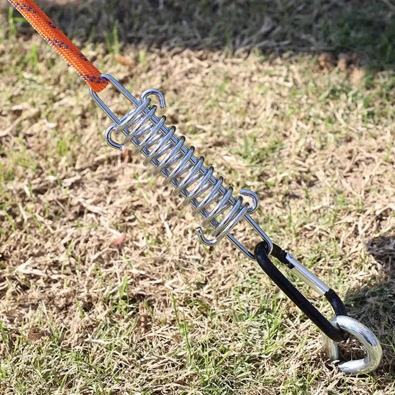 Outdoor Shock Absorbing Spring, Dog Cable Training Leash Spring,High Strength Camping Beach Tent Rope Tensioner Spring