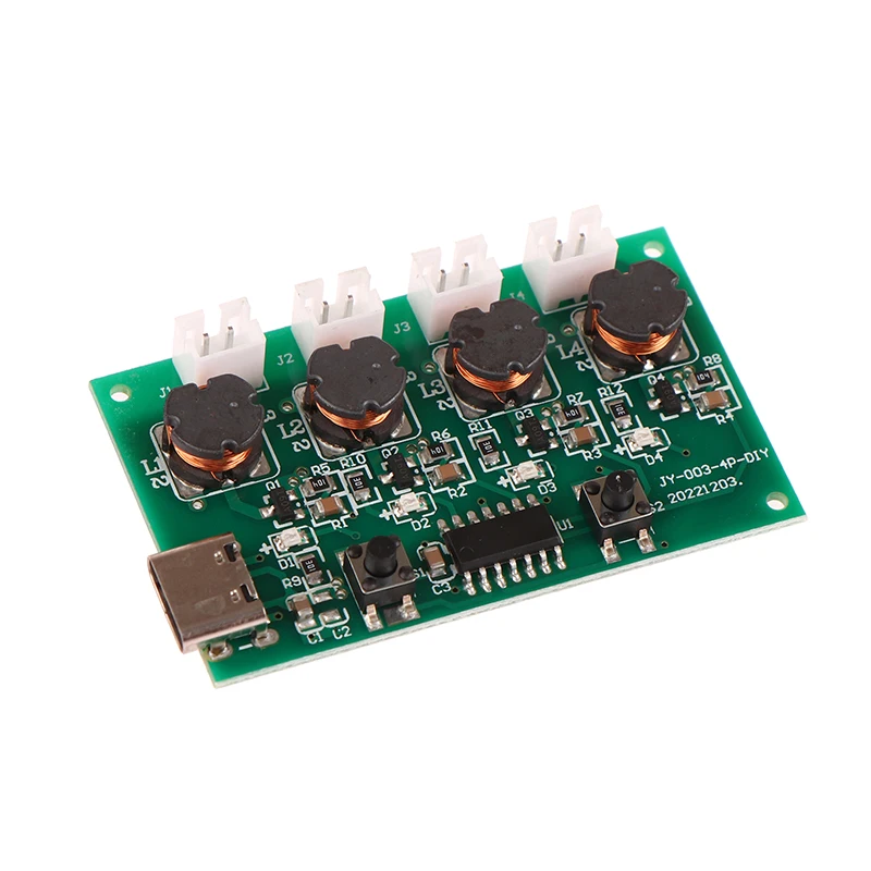 1Pc/1Set DC5V Type-C Mini Humidifier DIY Kits Mist Maker Driver Circuit Board 4 Fogger Atomization Film Sheet Oscillating Module image 6