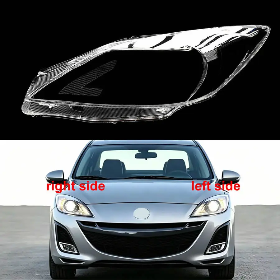 For Mazda 3 Speed 2011-2015 High Configuration Headlight Cover Transparent Lampshade Lamp Lens Headlamp Shell Plexiglas