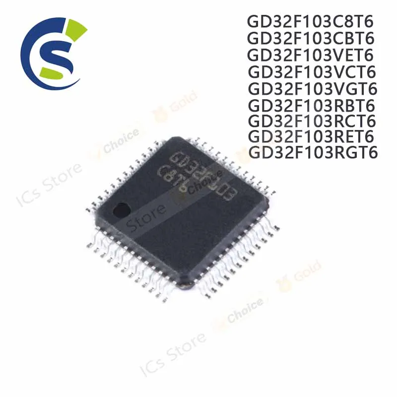 1PCS new GD32F103C8T6 GD32F103CBT6 GD32F103VET6 GD32F103VCT6 GD32F103VGT6 GD32F103RBT6 GD32F103RCT6 GD32F103RET6 GD32F103RGT6