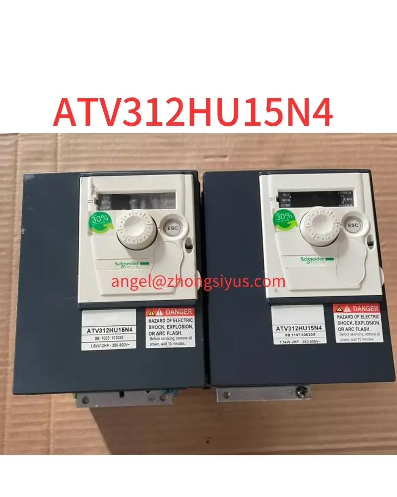 

Used frequency converter ATV312HU15N4,1.5 kw, 380V