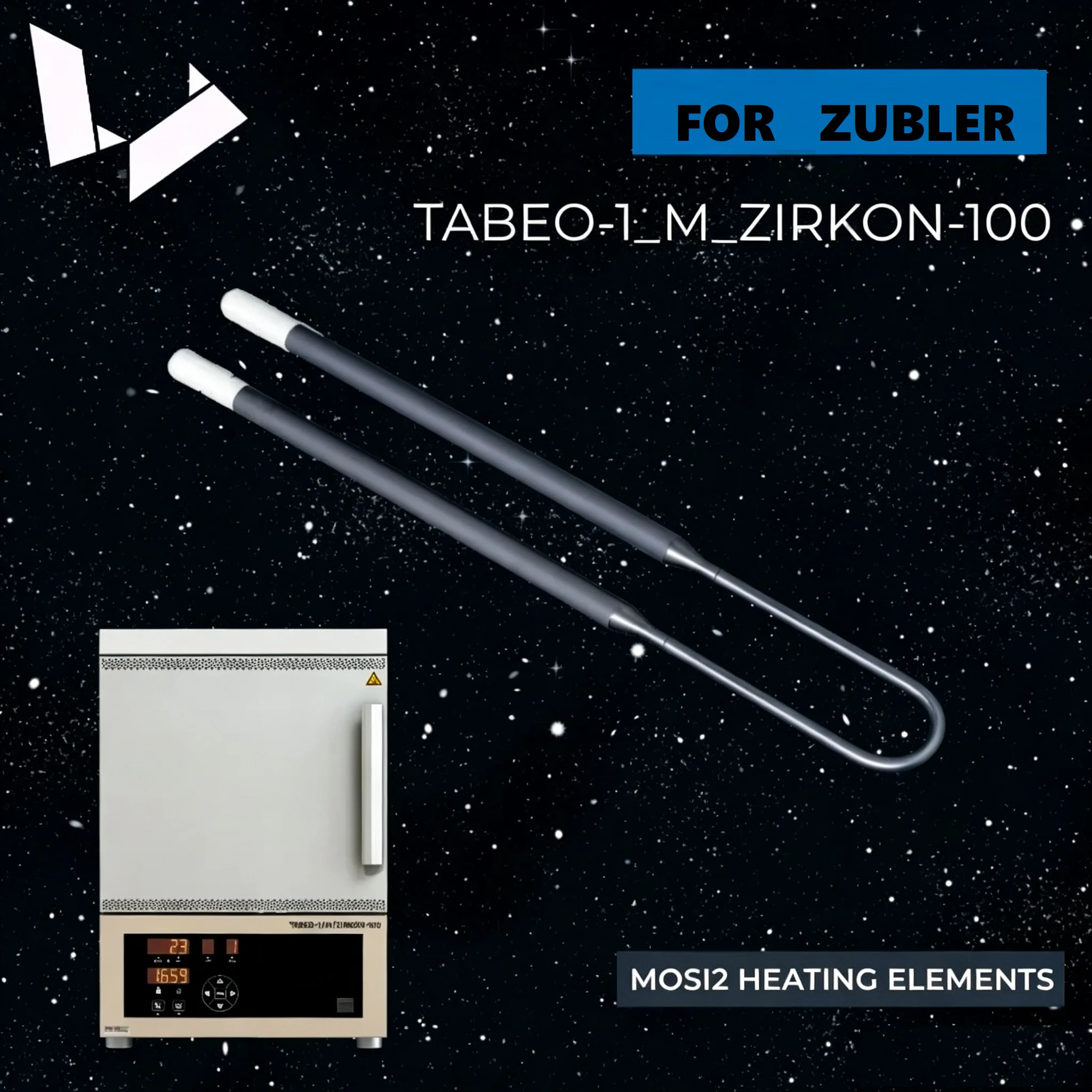 Mosi2 Heating Elements Replacement for MIHM TABEO 1/M/ZIRKON-100 TABEO-2M-ZIRKON-120 Zirconium Sinteroven Sintering Furnace