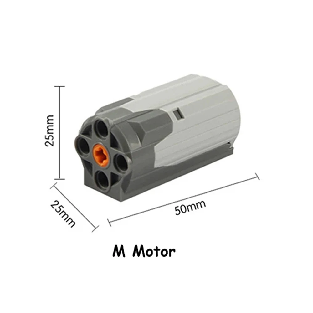 M motor bloco de construção técnico 25cm/20cm/50cm cabo extensão moc acessórios 8883 rc tijolos peças diy para brinquedos modelo carro pf