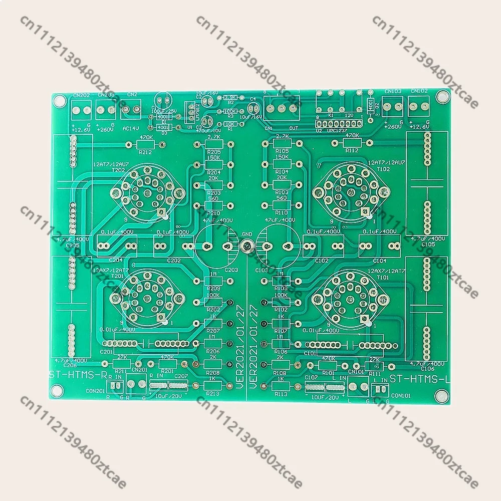 Nvarcher Wada Shigeru Bile Preamp 12AX7 12AT7 12AU7 Vacuum Tube Preamp Left Right Channel Symmetrical HiFi Audio Preamplifier