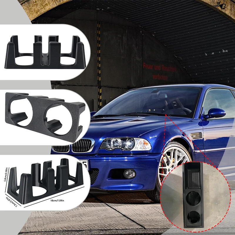 Car Cup Holder With Two Cup Position Special For BMW E46 330xi Cup Holder Automobile Water Cup Storage Accessories New