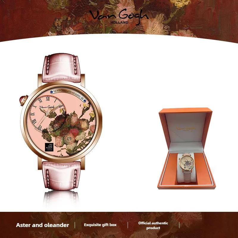 VAN GOGH Ladies Quartz Watch Luxury Stainless Steel Waterproof Watch Ladies Quartz Movement 2025 New Fashion Ladies Watch Gift