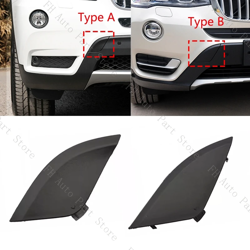51117210474 51127272415 المصد الأمامي والخلفي خطاف السحب غطاء غطاء مقطورة نقل غطاء العين لسيارات BMW X3 F25 2011 2012 2013-2017 #2