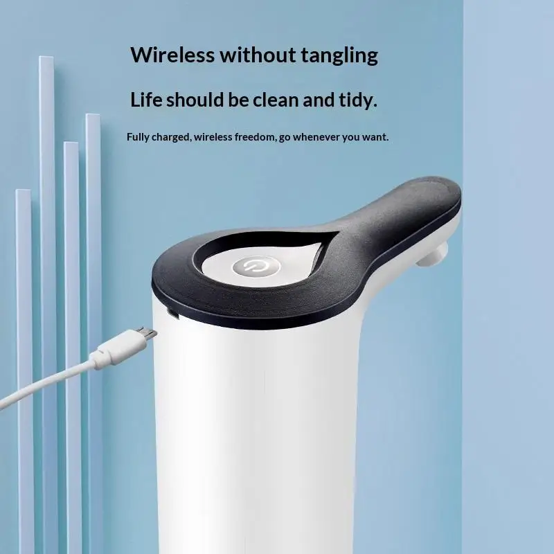 Portable High-Flow Electric Water Pump Odorless Fast Siphon Transfer Food Grade for 5 Gallon Water Jugs Picnic Travel
