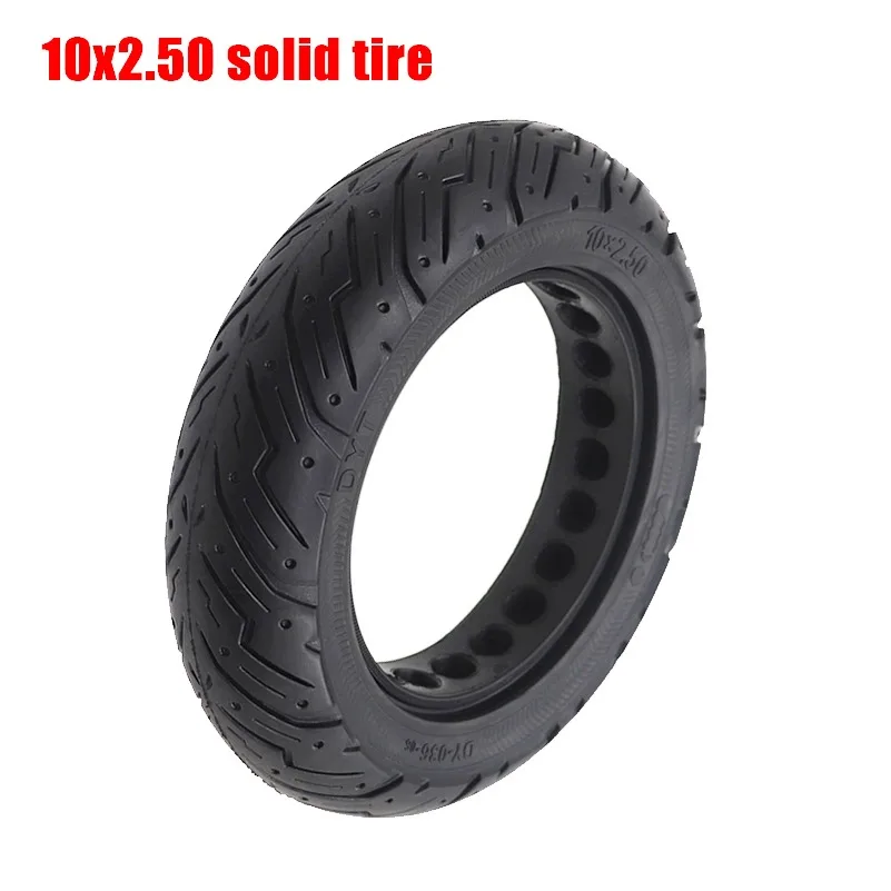10 Inch 10x2.50 Solid Tire Fit For Max G30 Xiaomi Max Electric Scooter Solid Tubeless Explosion Proof Tyre