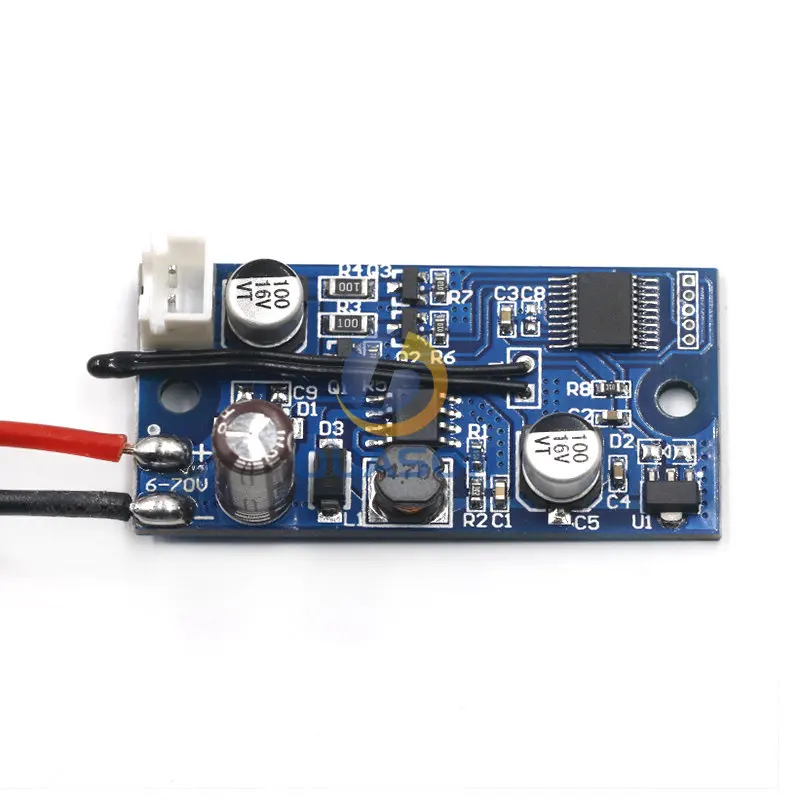 DC 6-70V Cooling fan Intelligent temperature control module Chassis cooling Motor Speed Controller For Computer PC