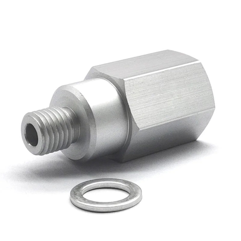 Extended Length M12X1.2-1/2NPT Cooling Temperature Sensor Adapter For LS Engine Water System Car Accessories