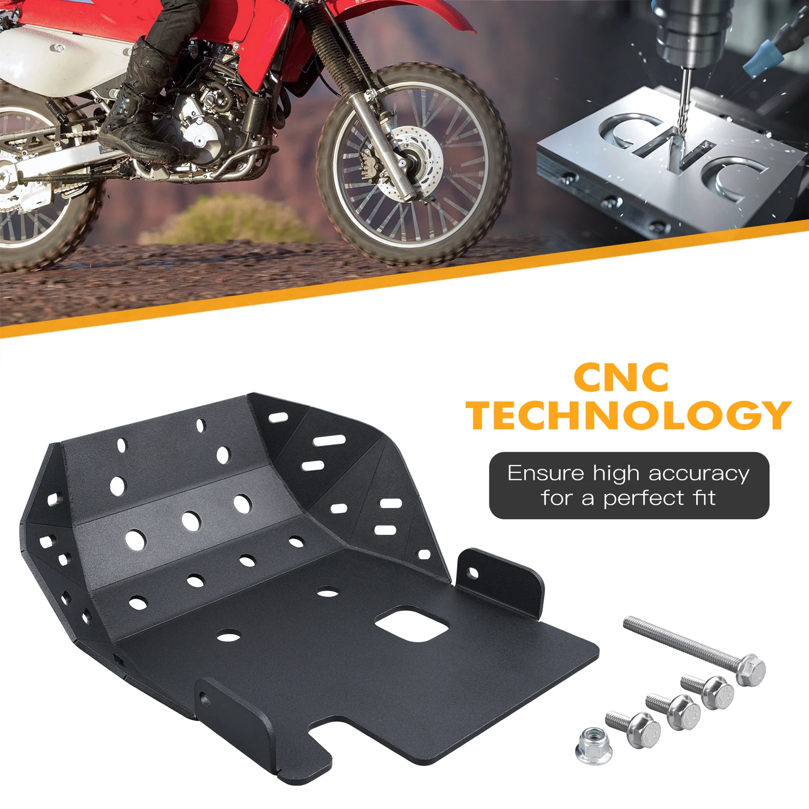 

NICECNC Motorcycle Engine Bottom Guard Cover Chassis Protector Skid Plate For Honda XR650L XR 650L 1993-2025 2024 2023 XR 650 L