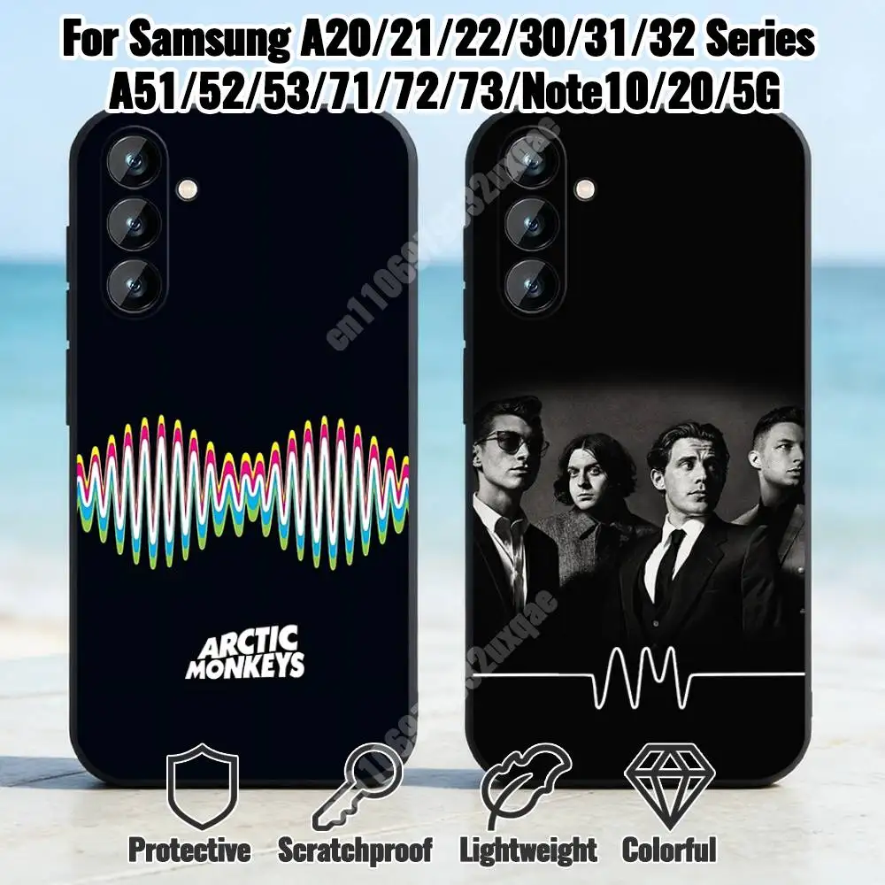 A-Arctic M-Monkeys Alex Turner Phone Case for Samsung Galaxy A73 72 71 70 A53 52 41 40 A32 31 30 Note20 Note10 Note9