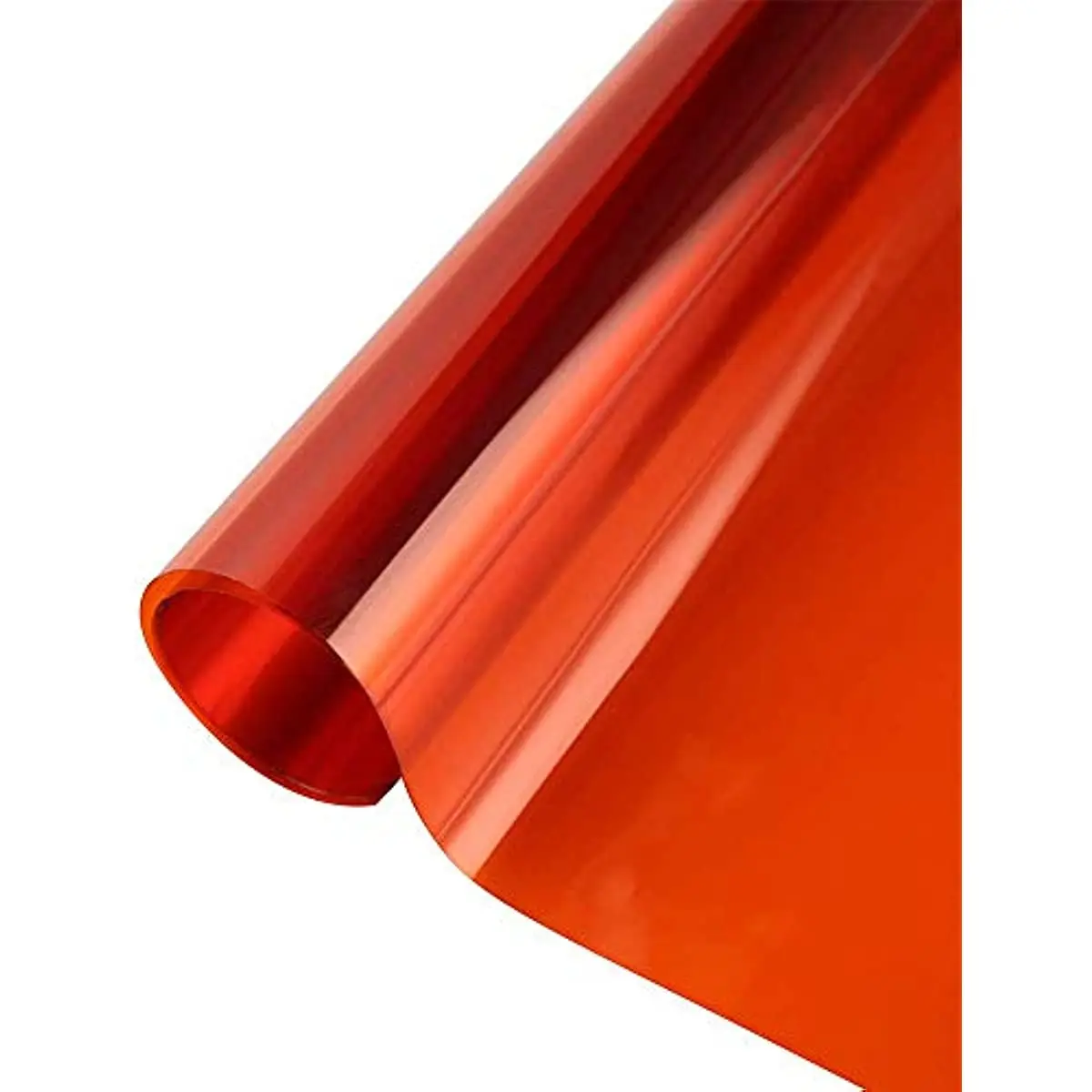 Translucent Decorative Film on The Window Vinyl UV-Proof Insect Prevention Explosion-proof Multiple Size Tinting-Films Orange