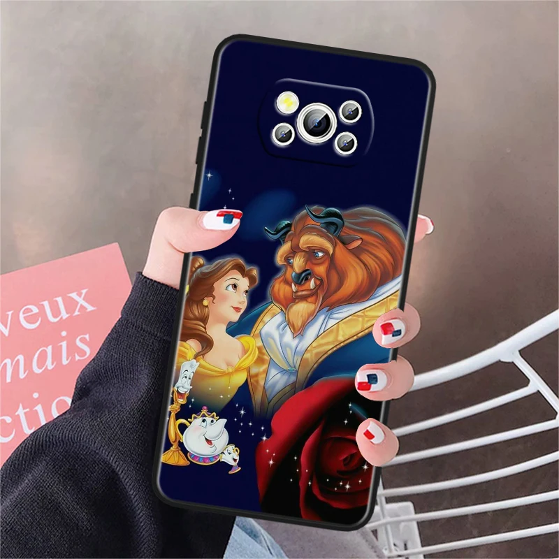 Disney Beauty Beast For Honor V20 10i 10X 9S 9X 9C 9A 8X 8C 8A 7S 7C 7A Magic 5 Lite Pro MAX Black Soft Phone Case