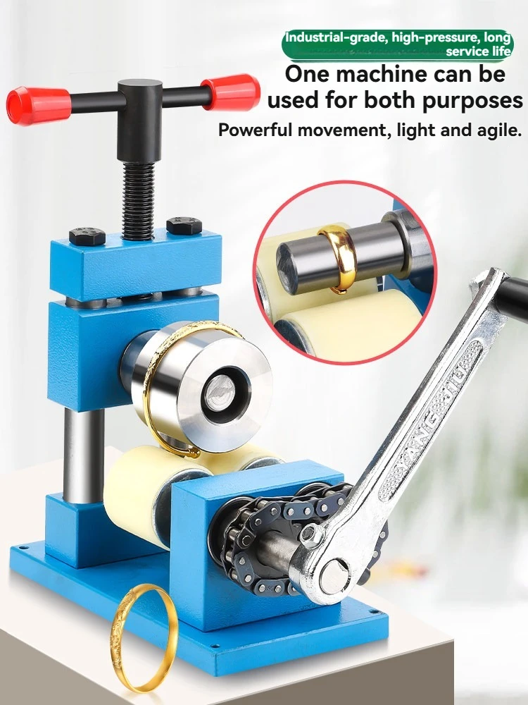 

Manual Bending Machine Gold Silver Copper Bracelet Ring Rounding Machine Shaping Jewelry Processing Rolling Machine Gold Tool