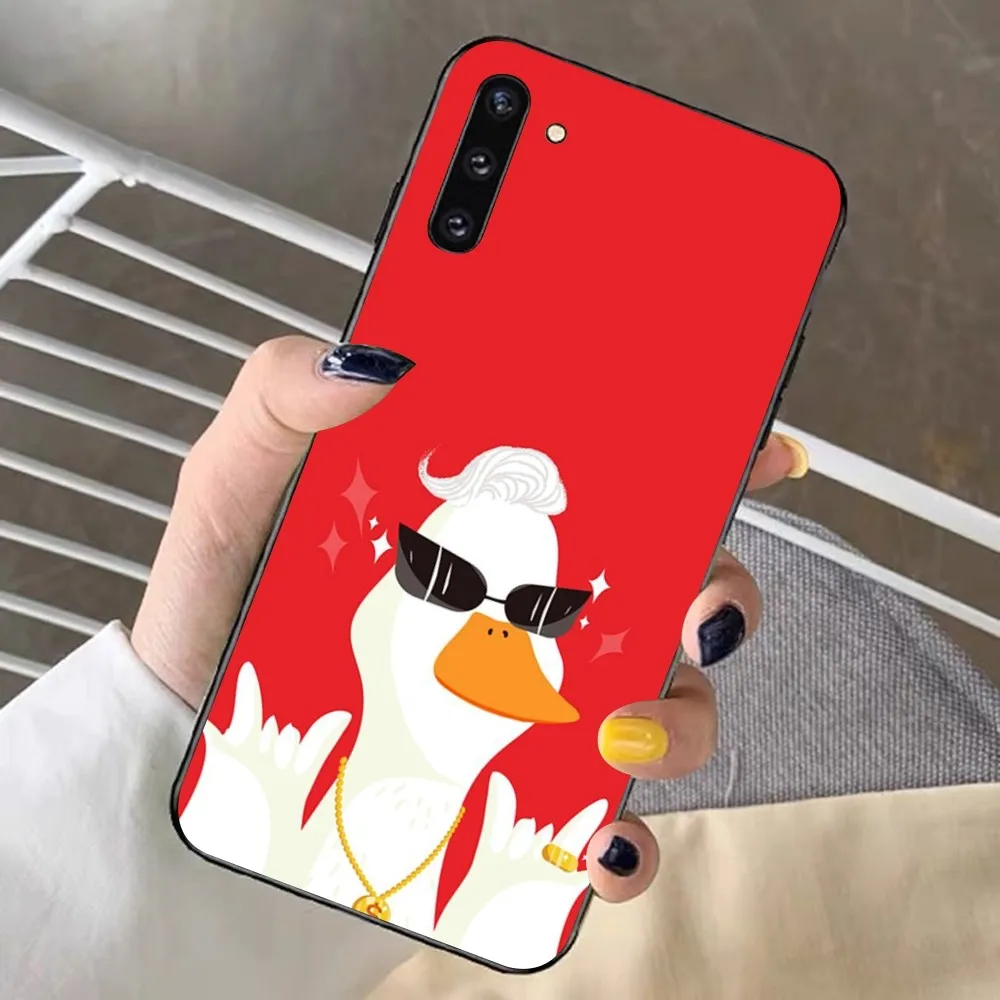 Cartoon Cute Goose Game Phone Case For Samsung Note 8 9 10 20 pro plus lite M 10 11 20 30 21 31 51 A 21 22 42 02 03