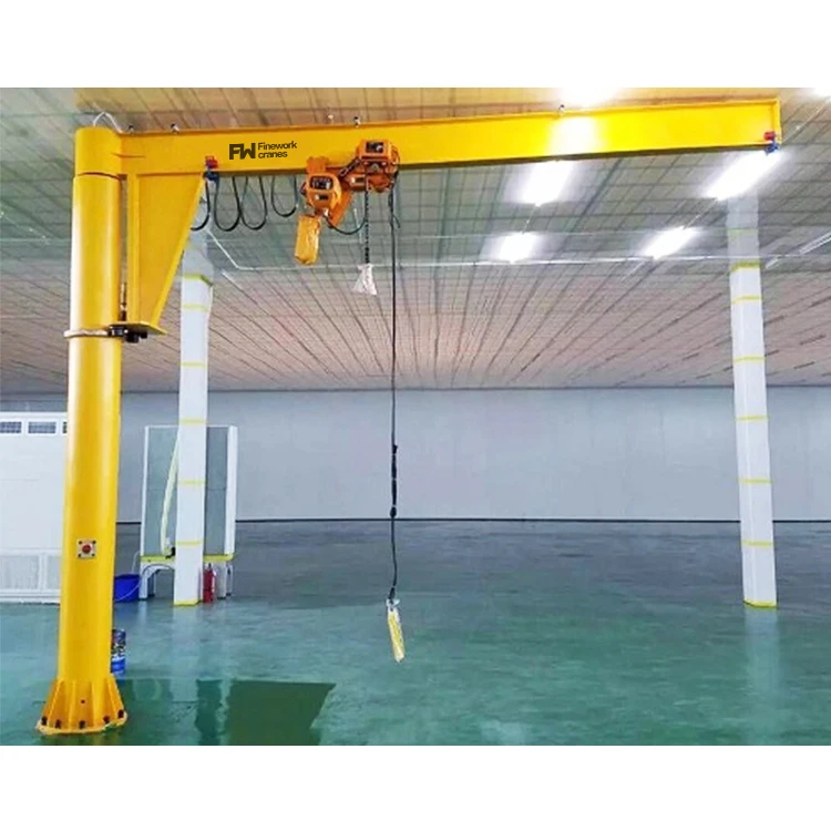 Workshop Wall Mounted Jib Crane 2 Ton Electric Floor Fixed 500kg 5 Ton Jib Crane