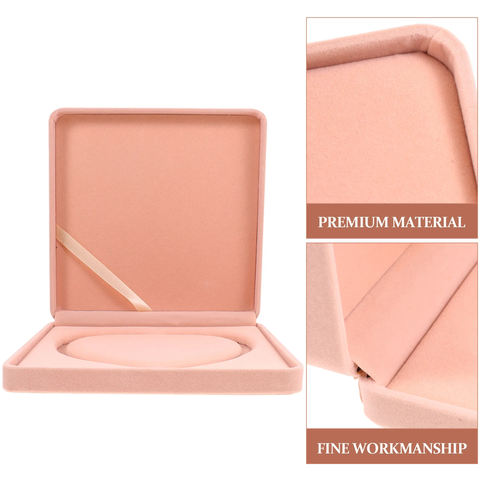 

Шкатулка для драгоценностей в форме сердца, квадратное ожерелье для хранения, компактный органайзер для женщин, винтажная подвеска для ювелирных изделий с ворсом, держатель для сережек