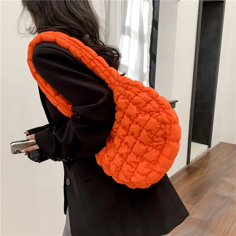 크로스백 Women Cloud Large Capacity Shoulder Bags Bubble Cloud Bag Diamond Plaid Quilted Cross Body Bag Сумкп Женские 2023 Тренд