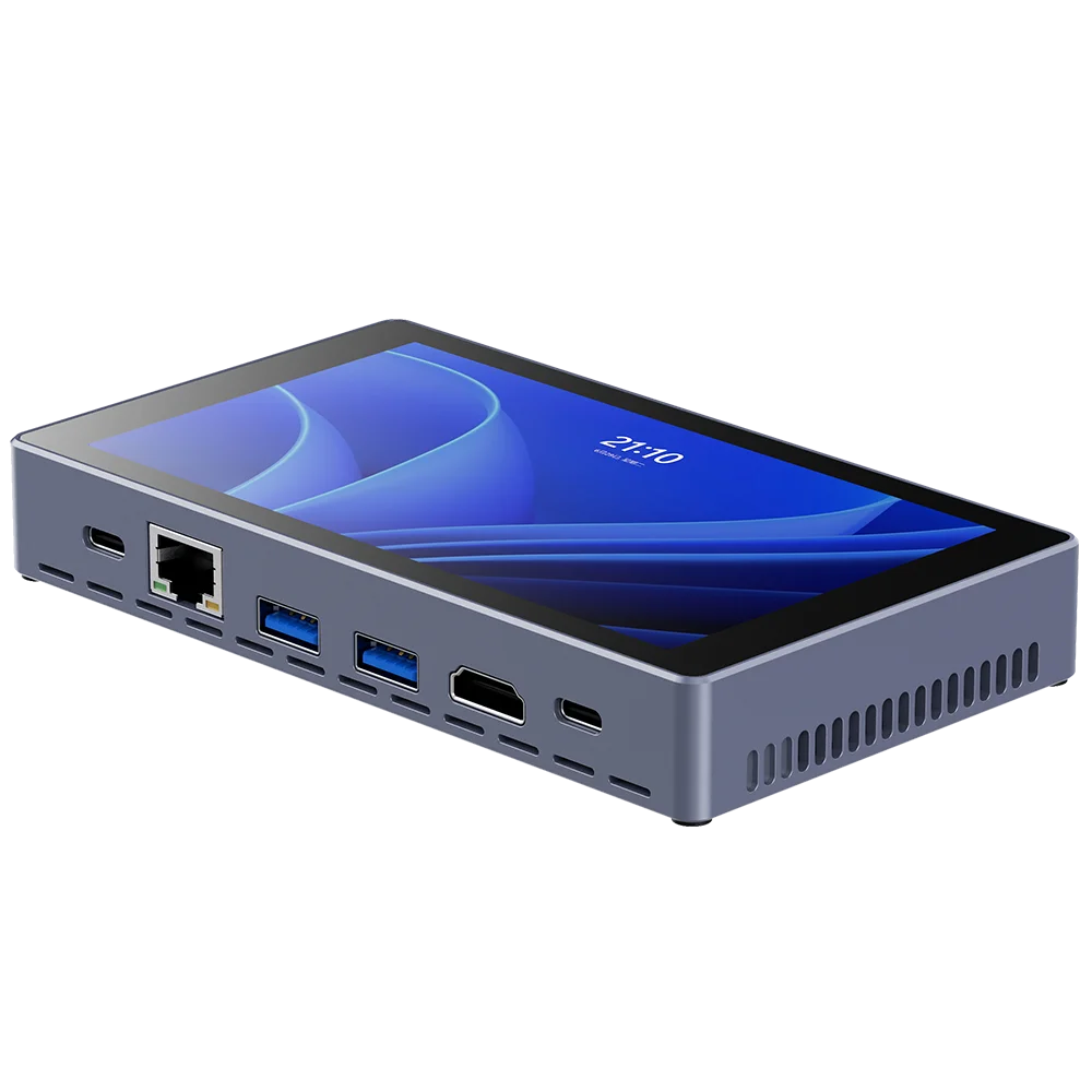 Mini Pc H55N Touch Screen Monitor All in One Pc 8gb 128gb Tablet PC Window 11Pro Mini Computer Tv Box