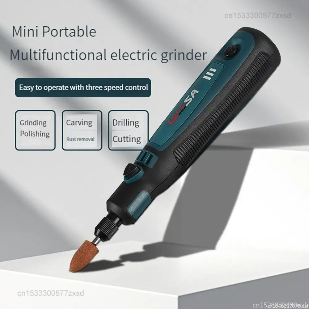 Grinder USB Rechargeable Micro Rotary Tool Engraver Pen Wireless Electric Grinder Set Engraver Pen for Grinding Polishing
