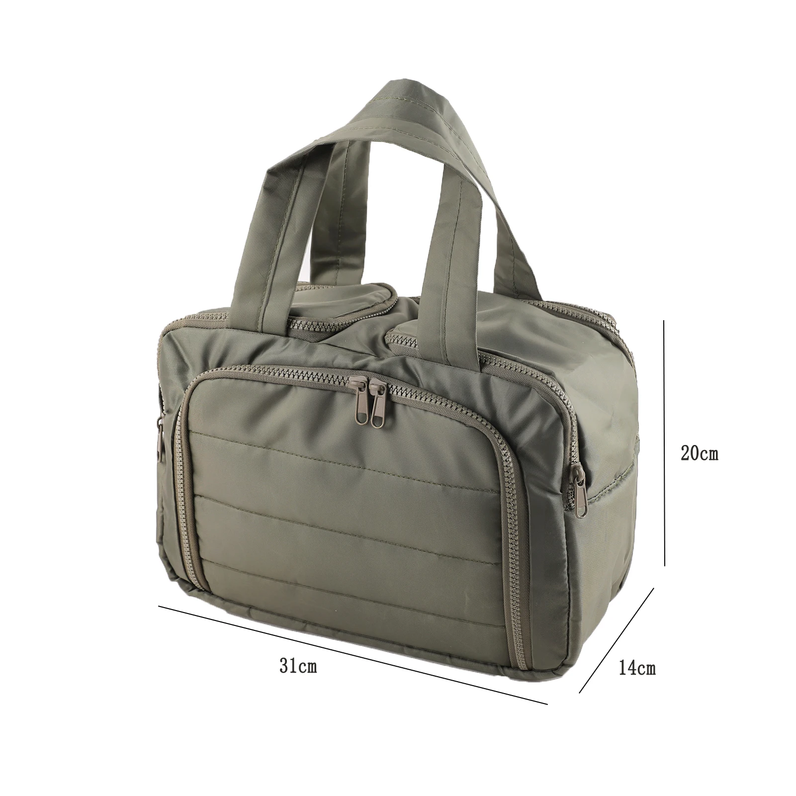 Multi opening makeup bag, suitable for commuting, travel, and home, suitable for makeup and grooming storage image 3