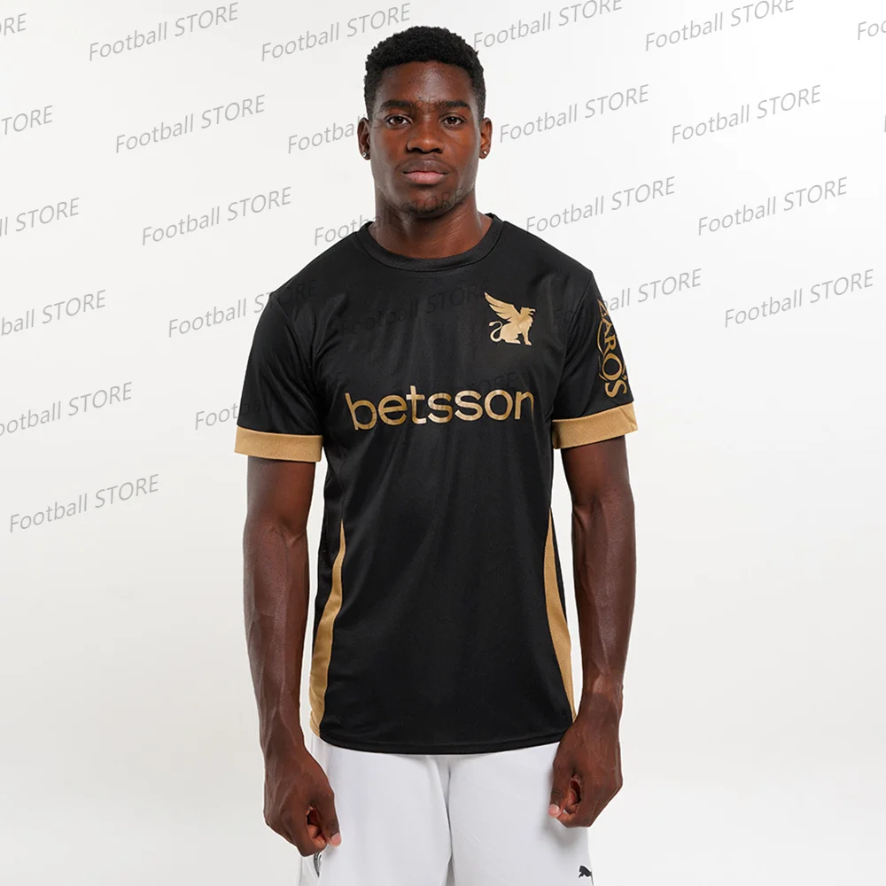 2025 كرة القدم اليونانية للرجال كرة القدم جيرسي جريليكا التجفيف السريع الفخارية رياضية OFI كريت جيرسي الكبار/طقم جيرسي للأطفال