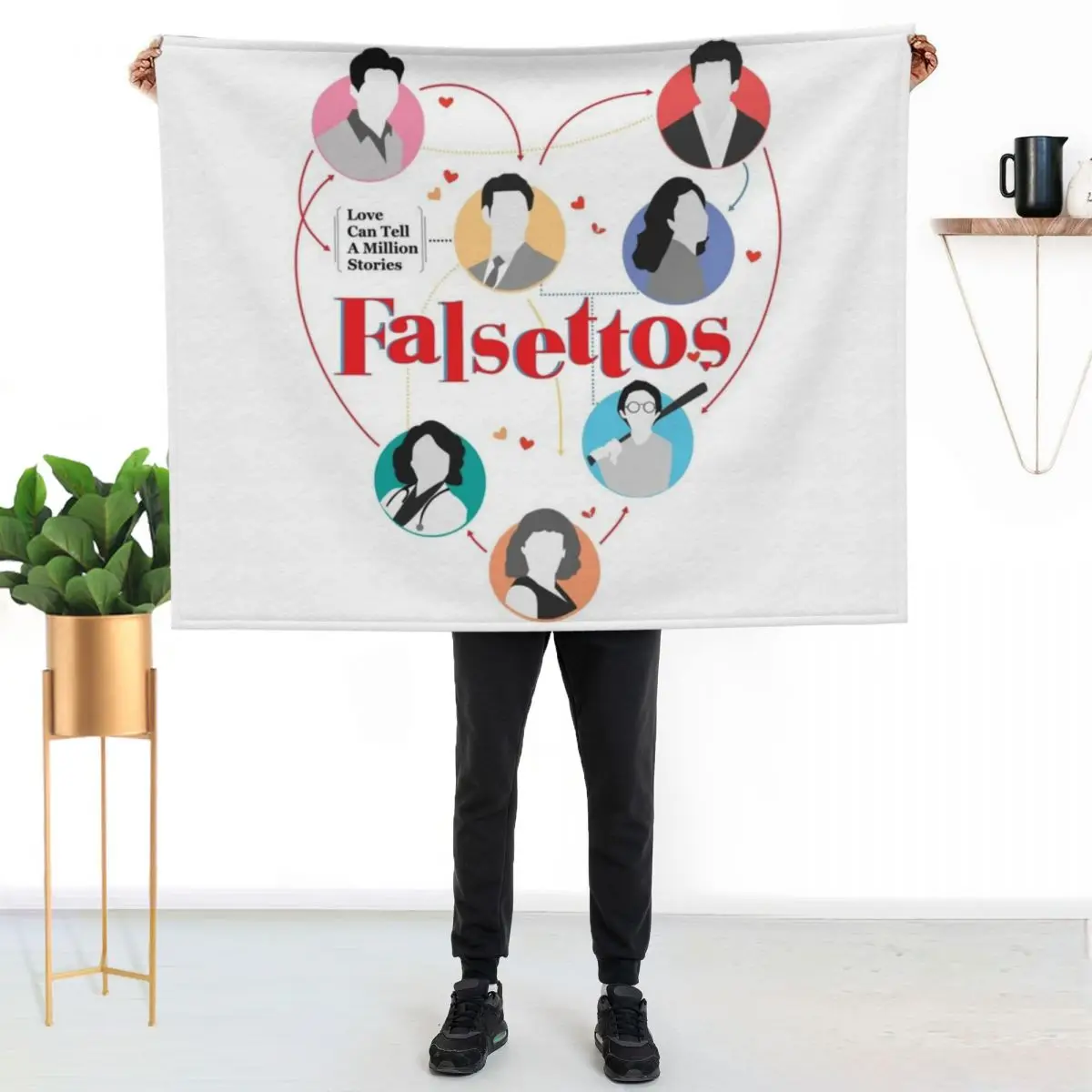 

Broadway Falsettos Throw Blanket Fuzzy Plush Throw Blanket for Sofa Chair