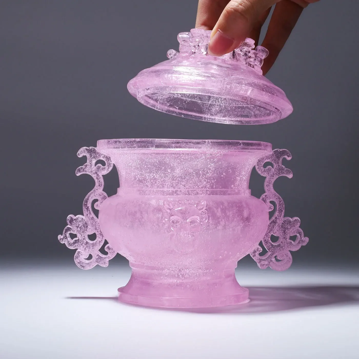 DSA ancient glazed incense burner Chinese home plate   burner incense seal burner retro tea table tea pet tea ceremony ornament