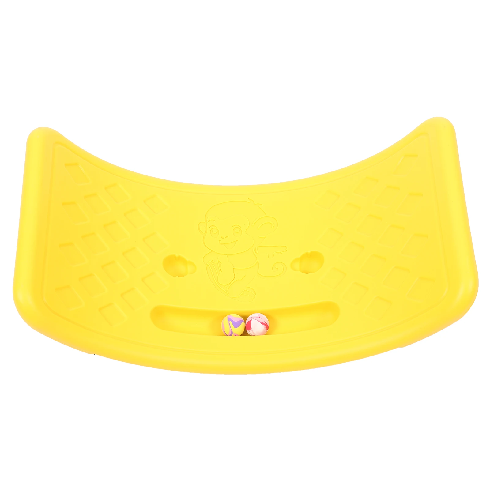 

Kids Balance Fitness Equipment Yellow Color Safe Material Toddler Sensory Sensory Activity Training Wobble Board Toys